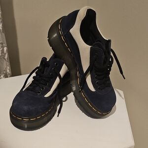 Dr. Martens Kids Sneakers in Navy and White